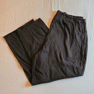 NWT Old Navy gray ribbed pajama pants - XXL